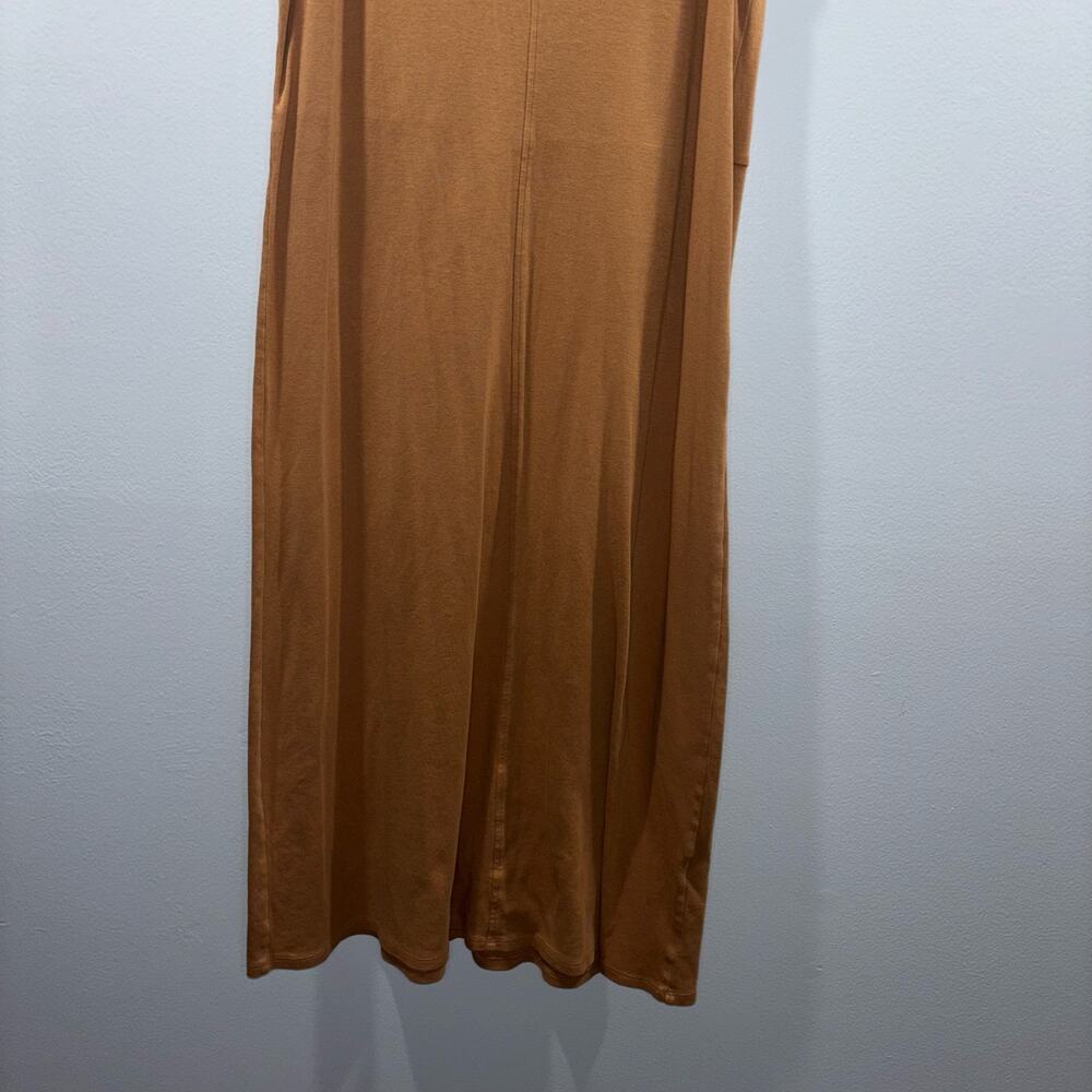 Elizabeth and James Sleeveless Cotton Midi Dress (Size Small)- Caramel/Cognac - Picture 8 of 12